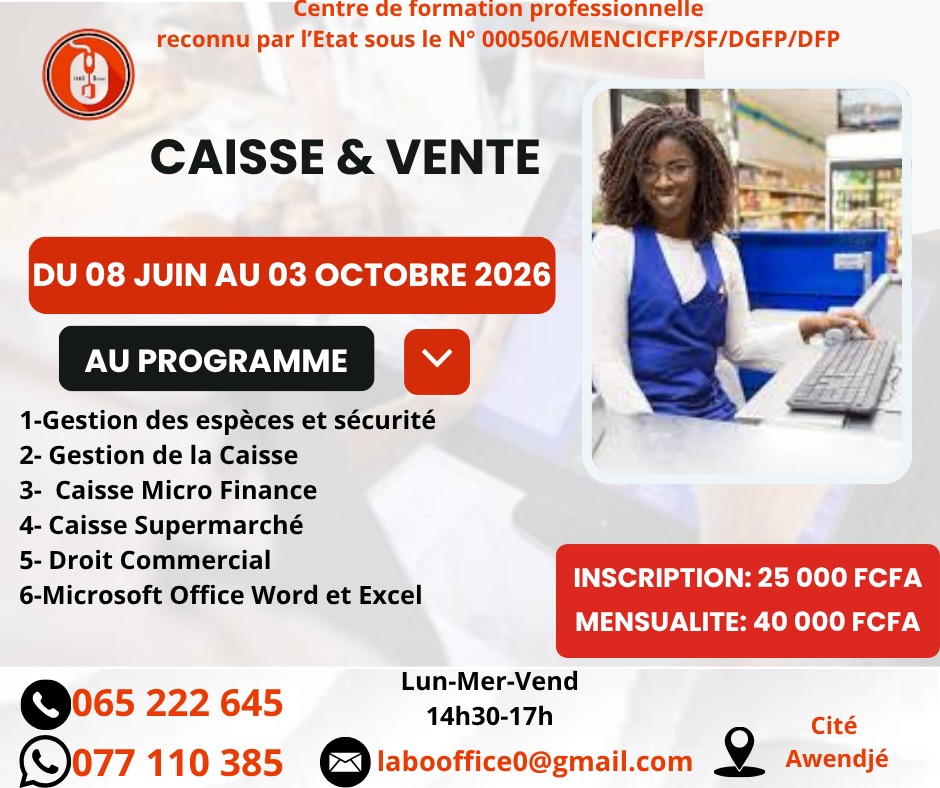 CAISSE-VENTE VACANCES