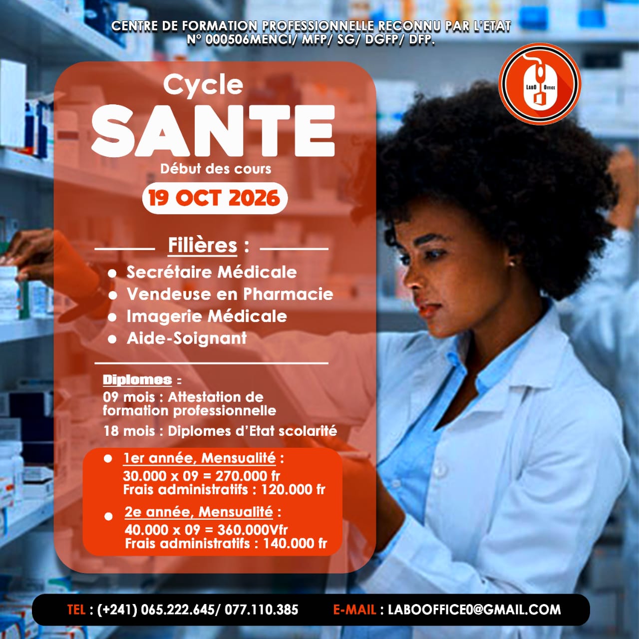 Vendeuse en Pharmacie