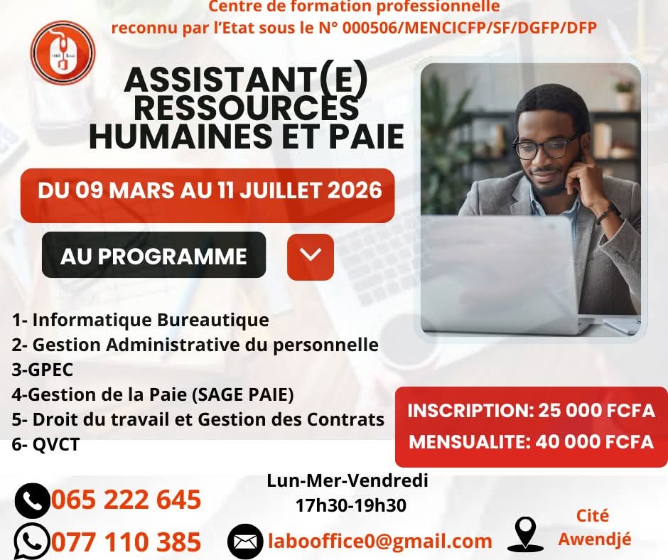 ASSISTANT RH ET PAIE
